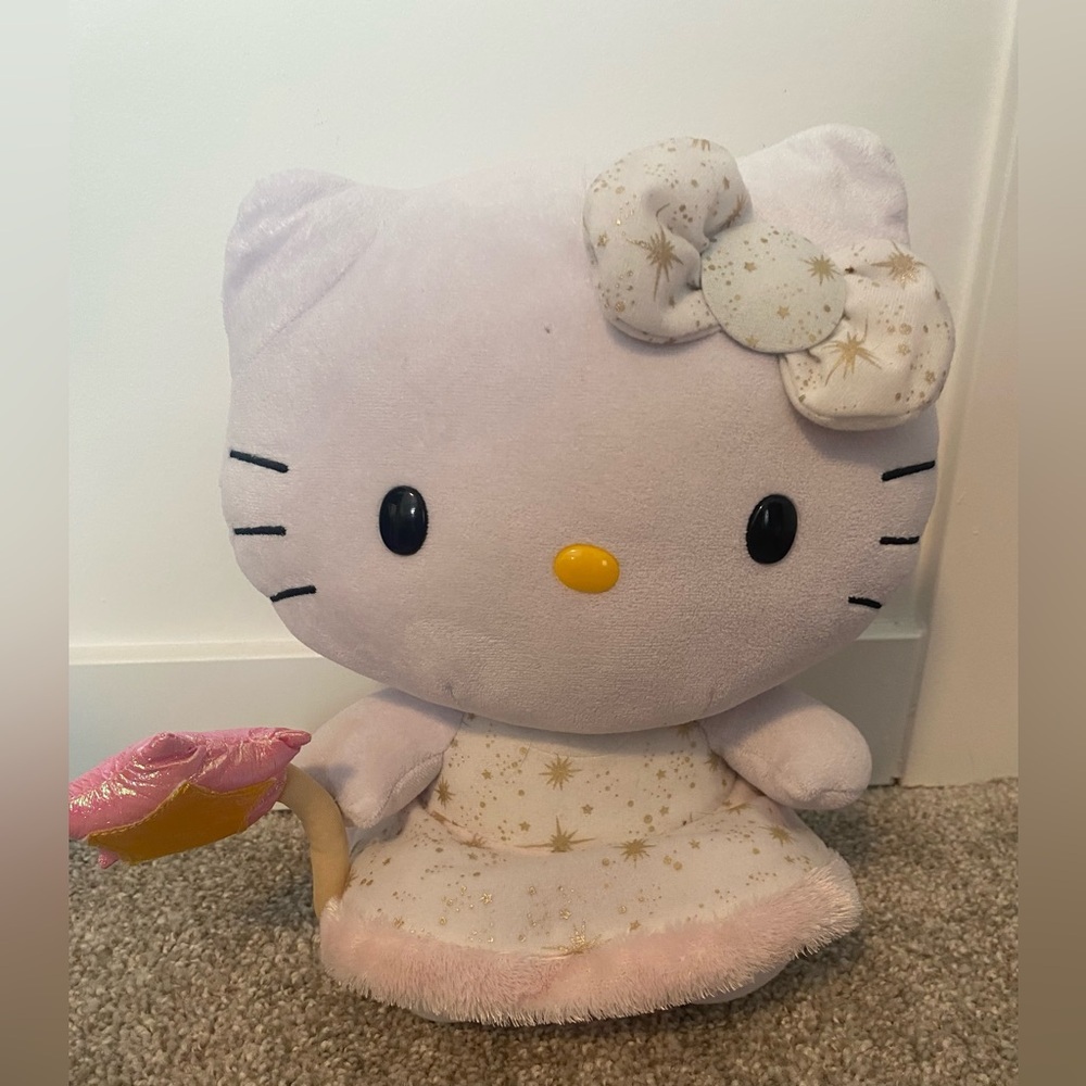 Ty Beanie Babies Hello Kitty Fairy Star Plush Toy Collectible